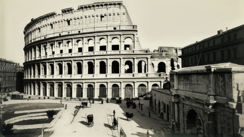 Colosseum Rome - Historical Photo