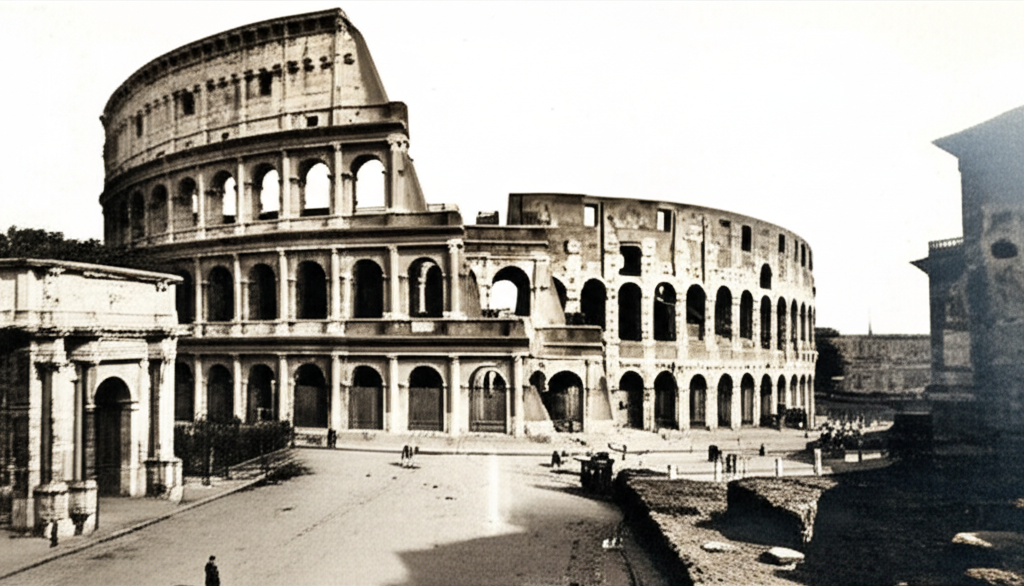Colosseum Rome - Historical Photo